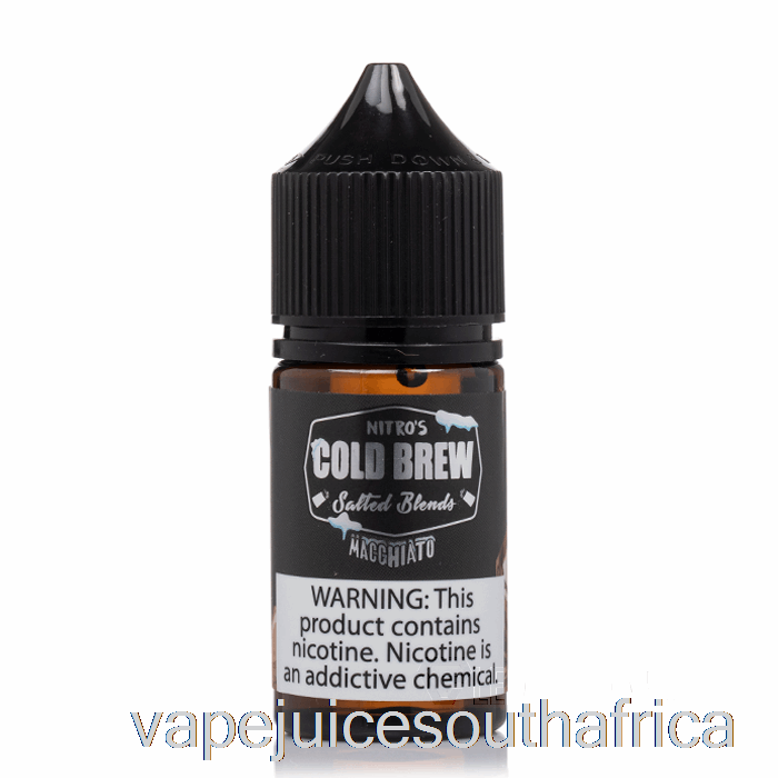 Vape Juice South Africa Macchiato - Nitros Cold Brew Salts - 30Ml 45Mg